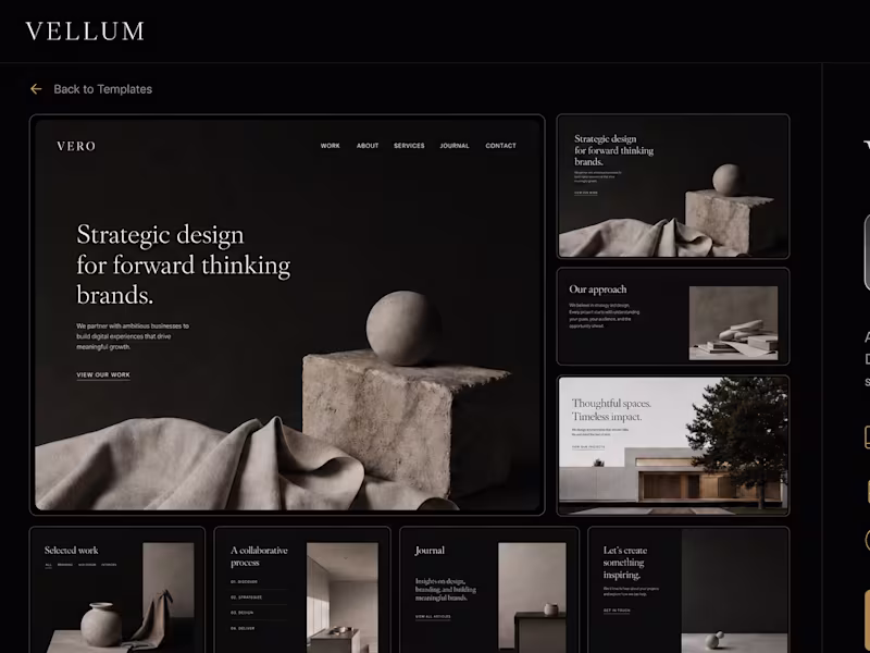 Cover image for Vellum Digital Storefront Design