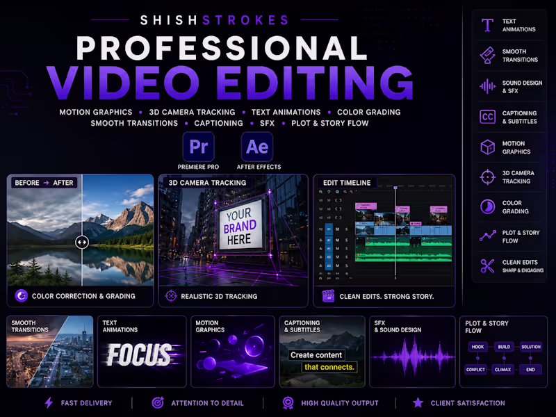 Cover image for Video Editing with Motion Graphics