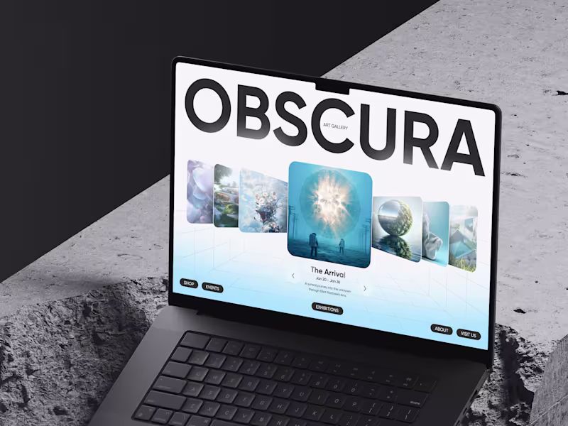 Cover image for 🖼️ Web design for the art gallery | Hyperactive