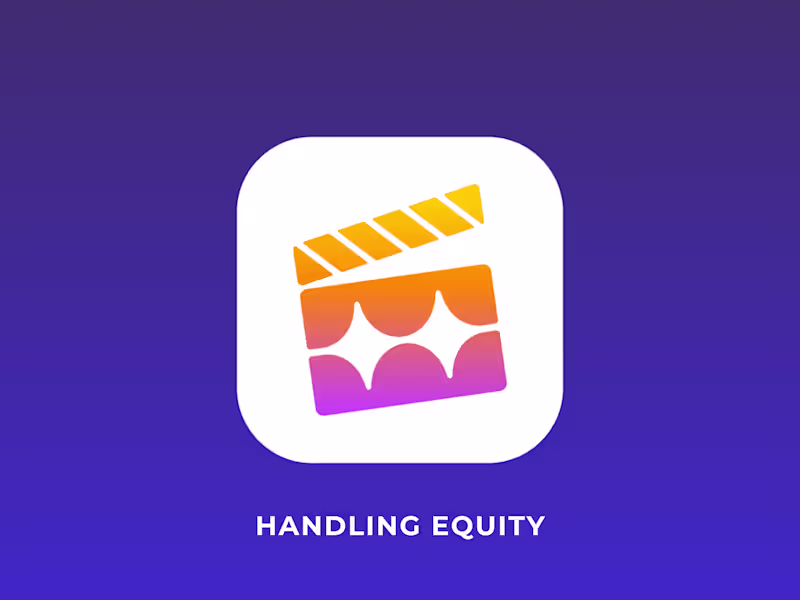 Cover image for "Handling Equity: Where Vision Meets Value
