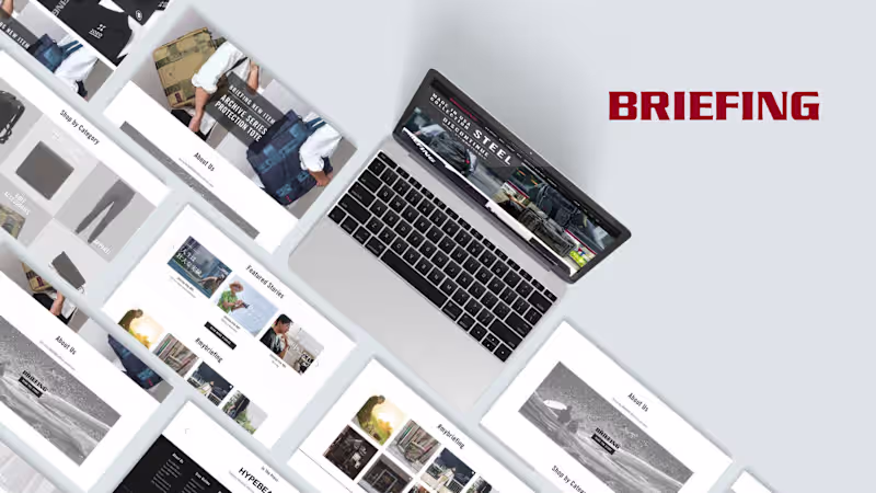 Cover image for BRIEFING Landing Page Redesign