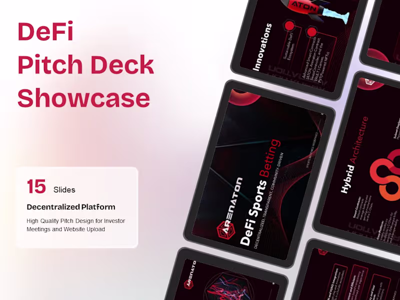 Cover image for Arenaton DeFi Pitch Deck