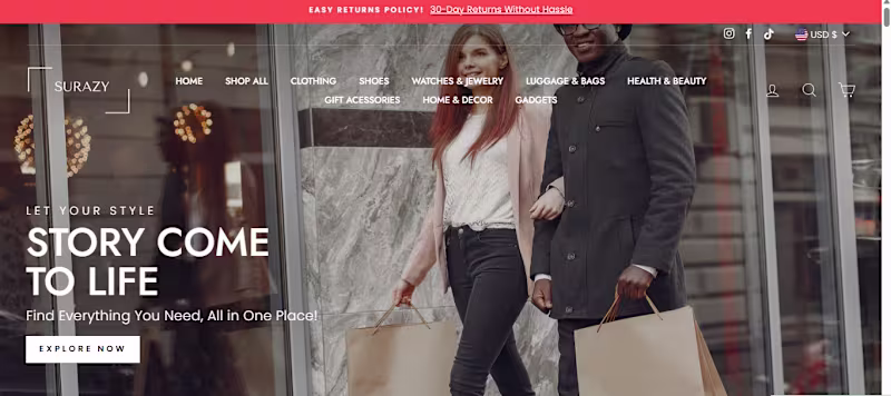 Cover image for website design