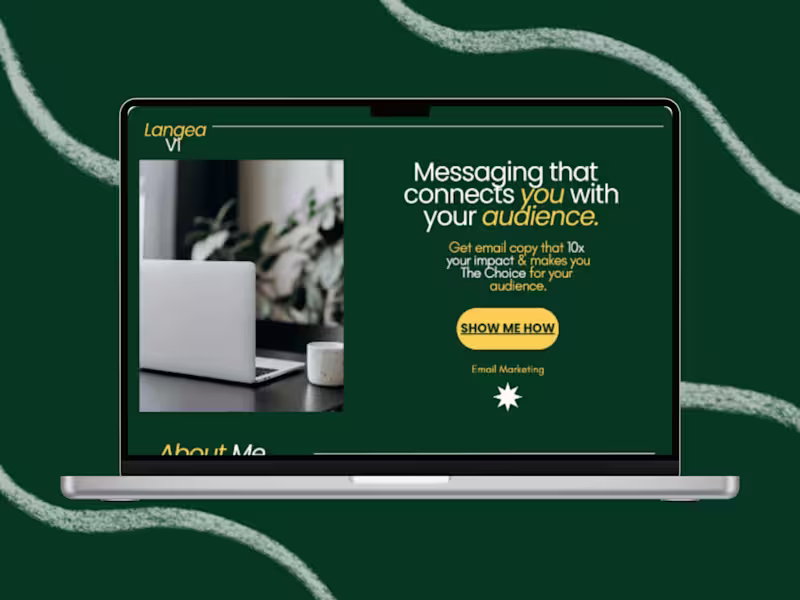 Cover image for Landing Page Design For Email Copywriter