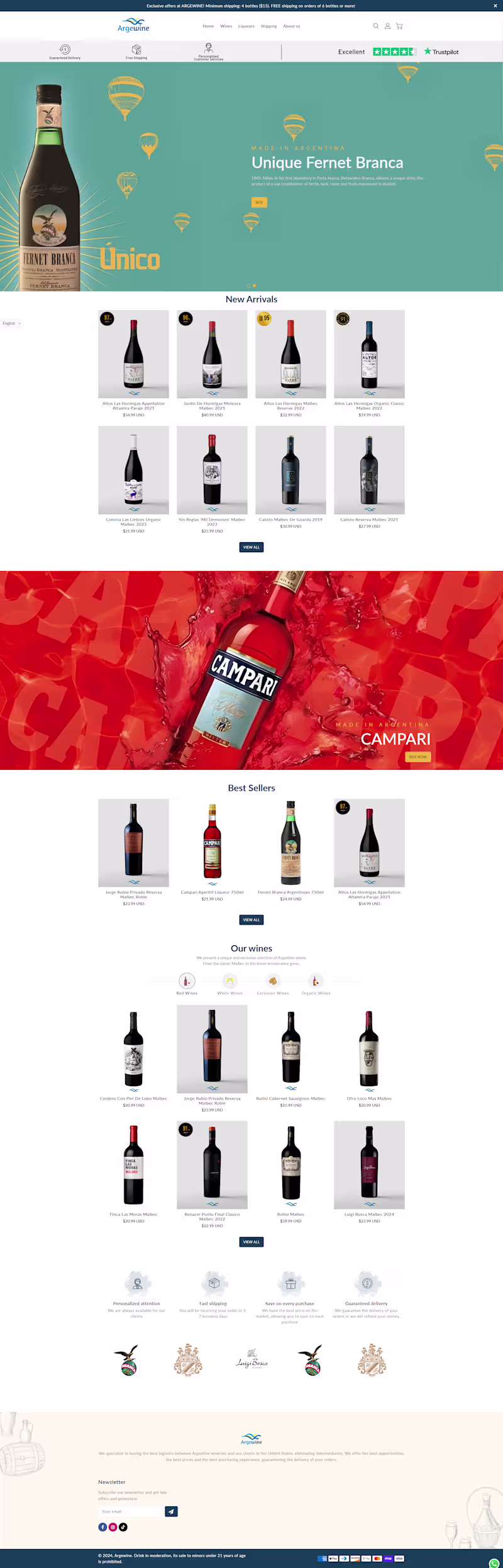 Cover image for Shopify Website Design for E commerce Food & Beverages