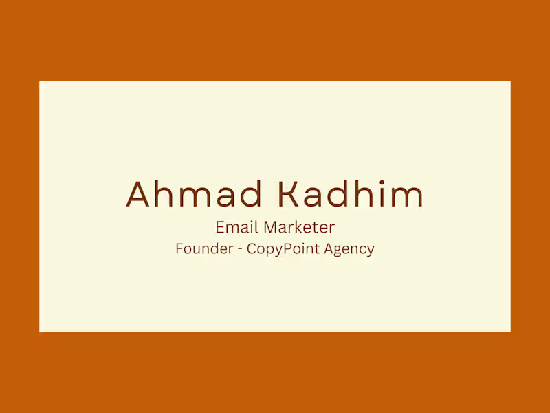 Cover image for Email Marketing