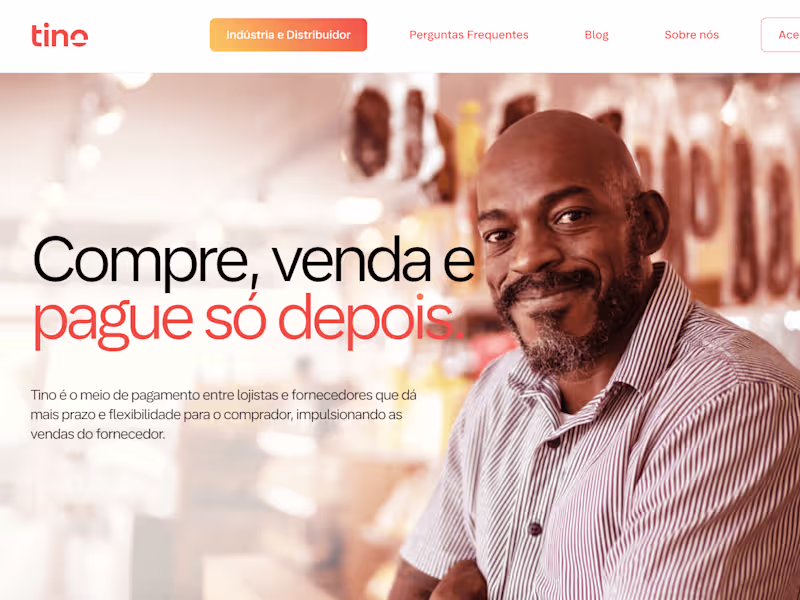 Cover image for Site do Tino | Para Lojistas e Fornecedores