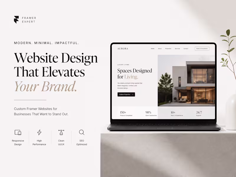 Cover image for Premium and Modern Website