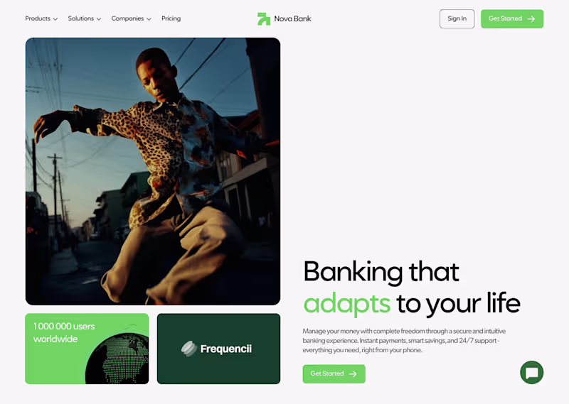 Cover image for Finance Website design concept What are you thoughts ?