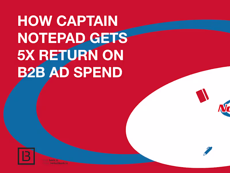 Cover image for B2B Triumph: Captain Notepad's Digital Revolution