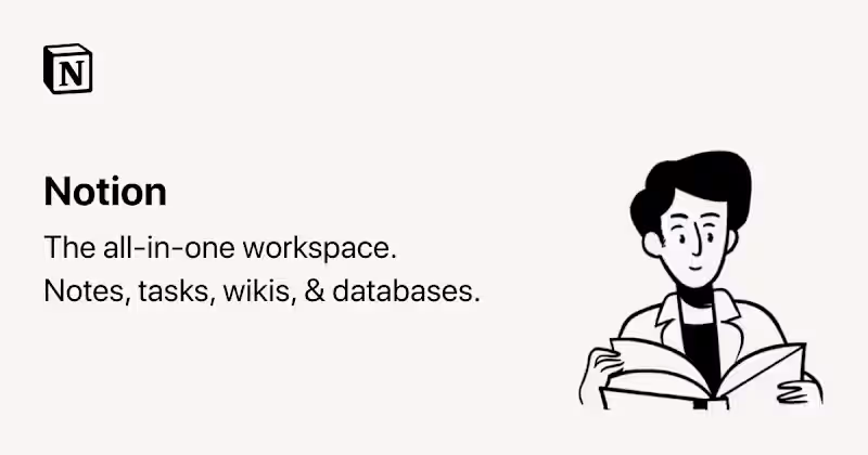 Cover image for Notion – The all-in-one workspace for your notes, tasks, wikis,…