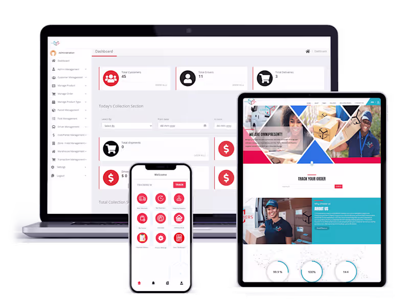 Cover image for Courier/ Parcel Delivery app development Solutions