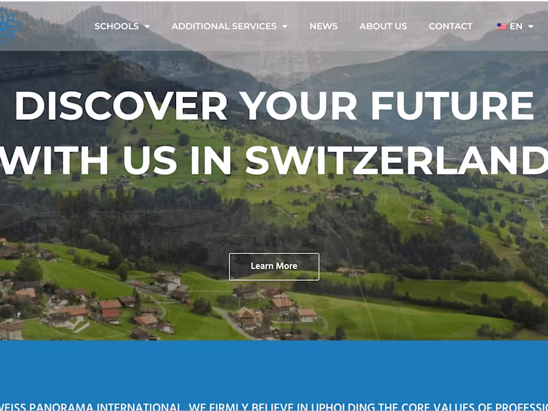 Cover image for New Home page - Edelweiss Panorama International