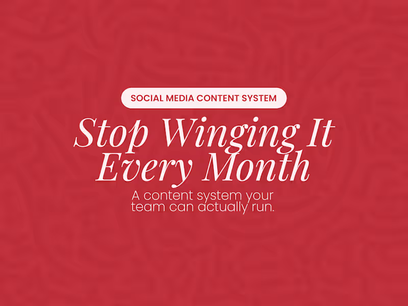 Cover image for Social Media Content System