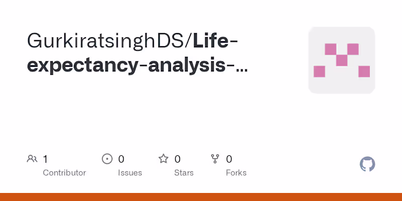 Cover image for Life Expectancy Analysis Project