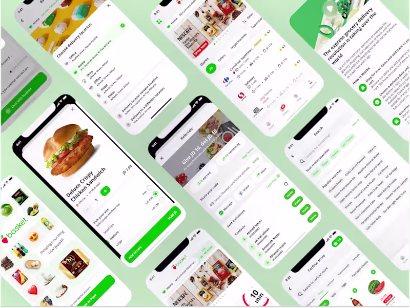 Cover image for Basket Grocery Shopping