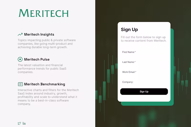 Cover image for Meritech Capital - No Code Website Development