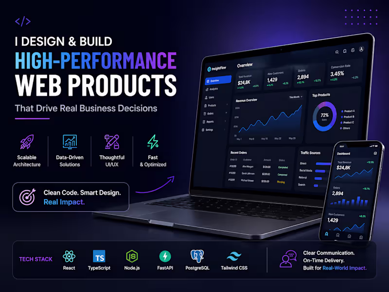 Cover image for High-Performance Web Apps & Dashboards