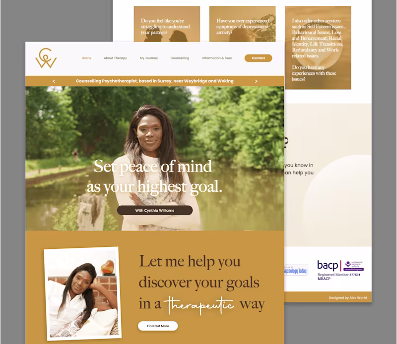 Cover image for Counselling Website