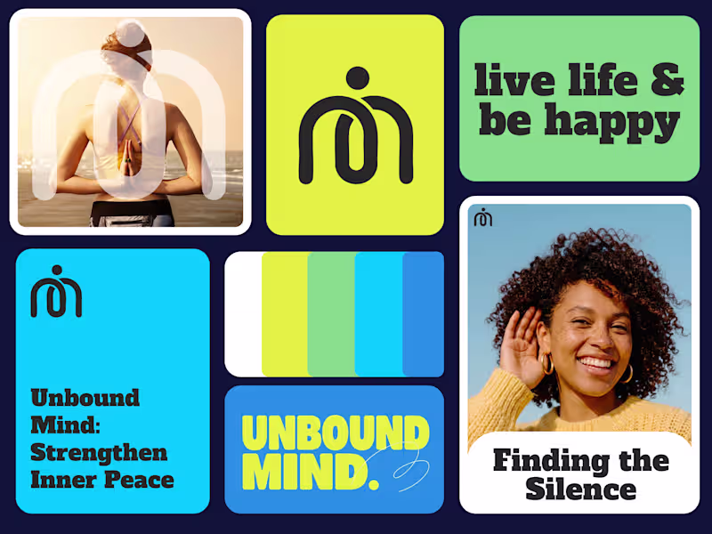 Cover image for Unbound Mind- Brand Identity