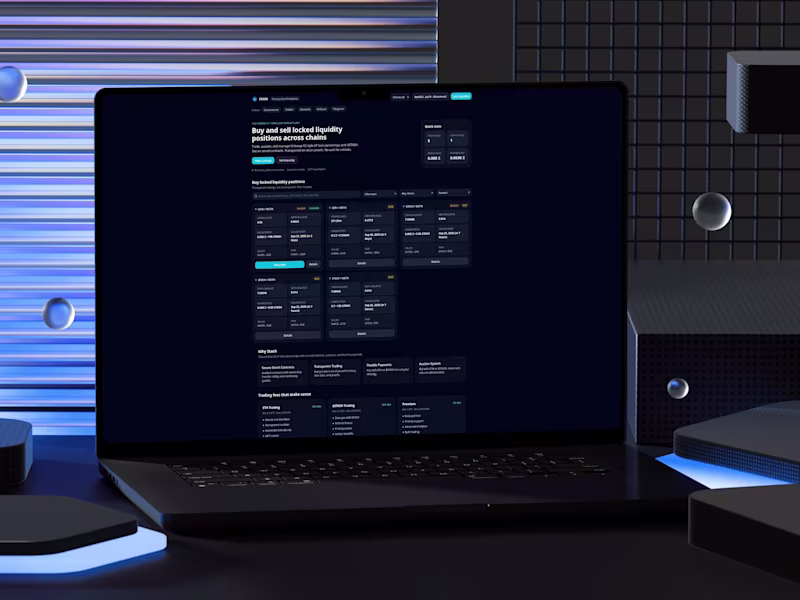 Cover image for DeFi LP Auction System Development