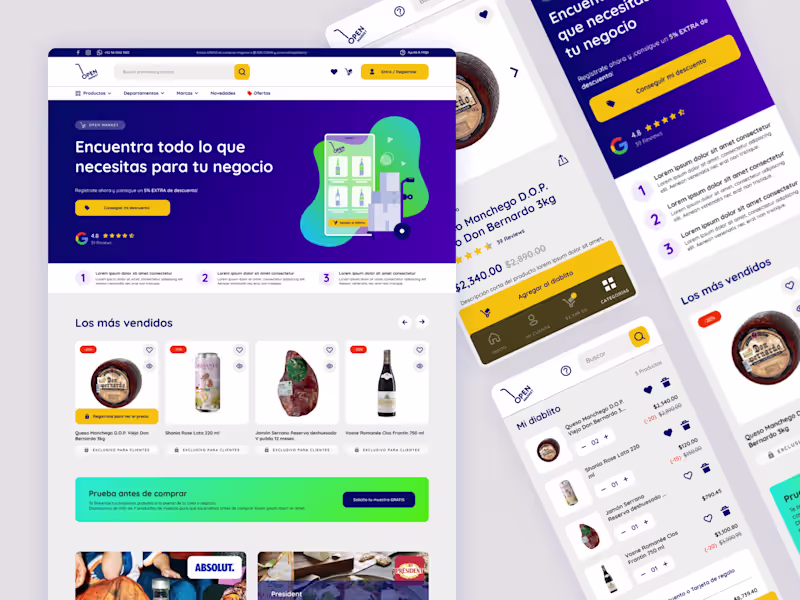 Cover image for OPEN MARKET: E-commerce platform optimization