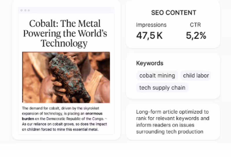 Cover image for SEO Blog Content for Congo Future