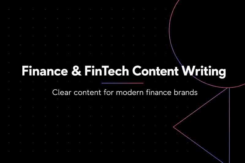 Cover image for Finance & Fintech Blog Writing