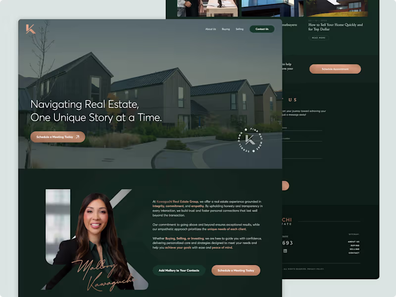 Cover image for Luxury Real Estate Website Design