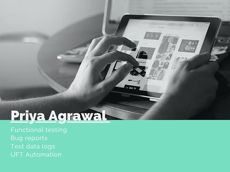 Cover image for Software tester