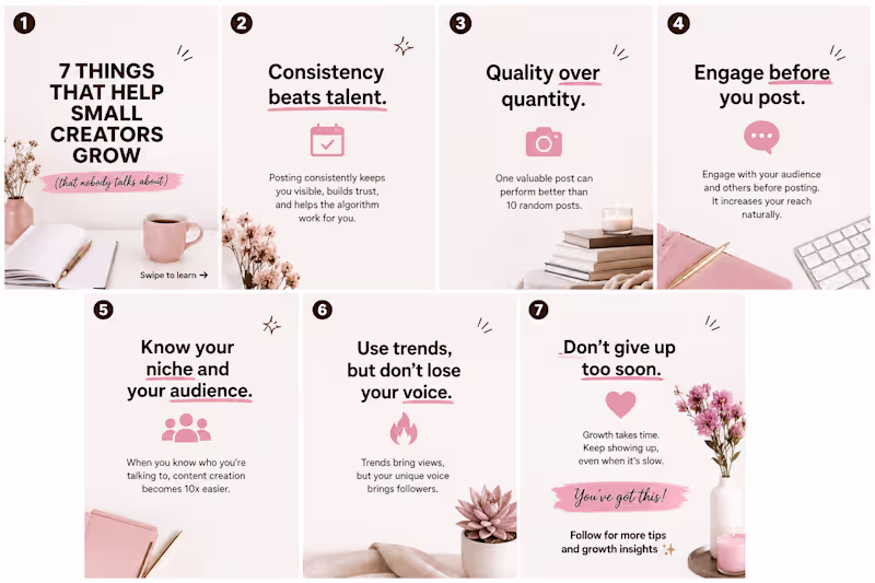 Cover image for Engaging Instagram Carousel Design for Creator Growth