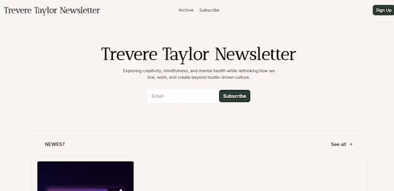 Cover image for I started a newsletter. Not