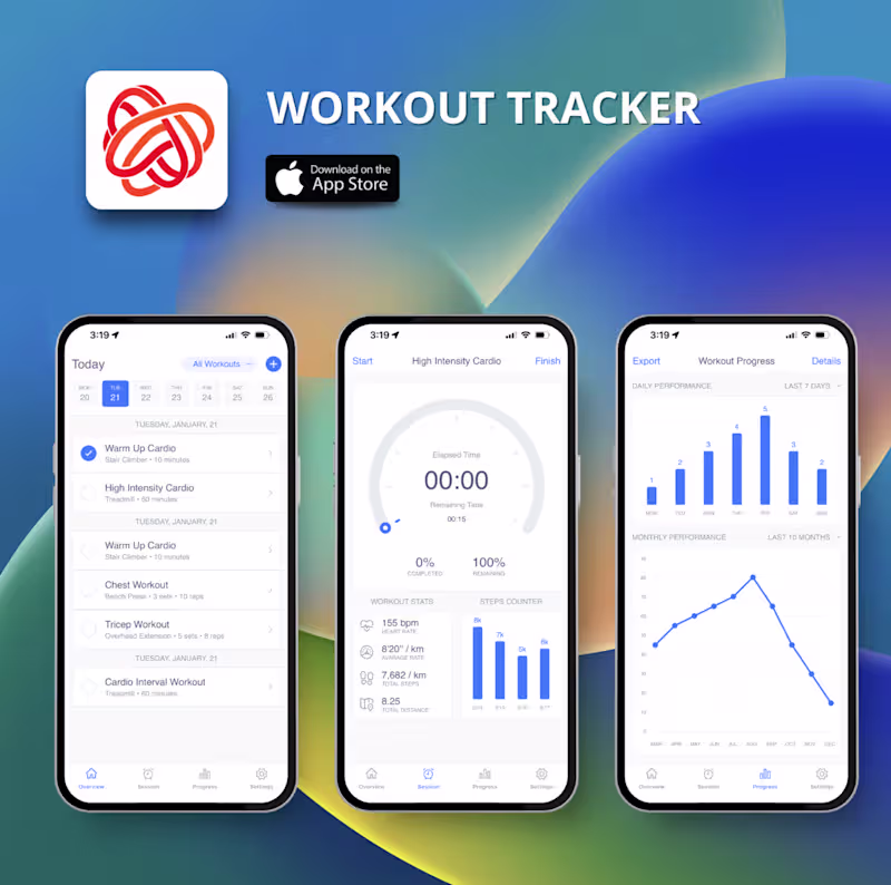 Cover image for The Workout Tracker is an