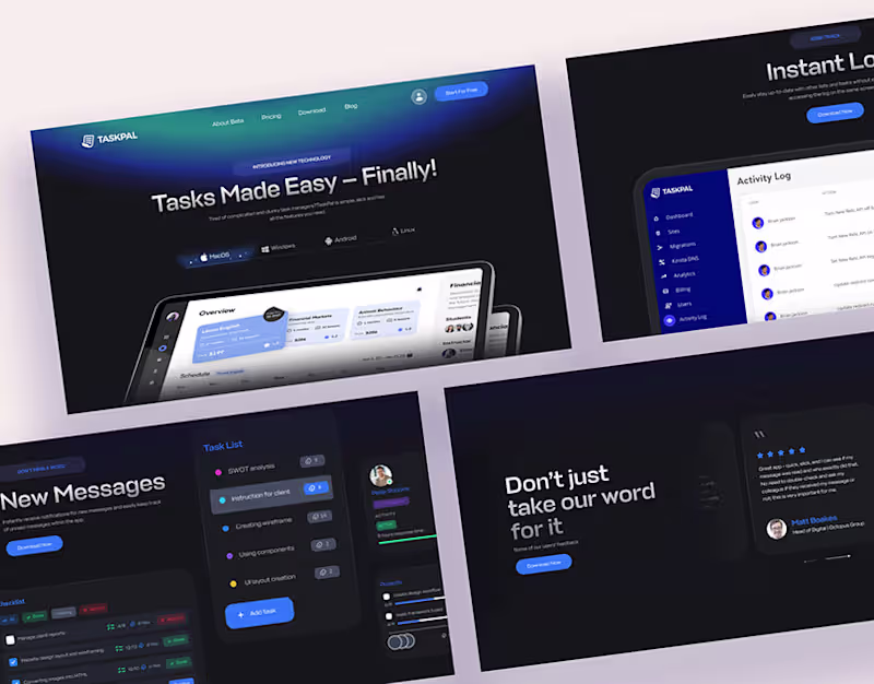 Cover image for Project: Modern Task Management SaaS