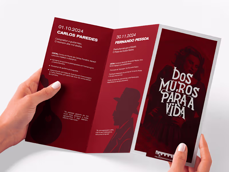Cover image for From the Walls to the Streets - Folded Brochure Design