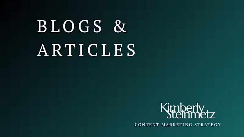 Cover image for Blog & Article Writing