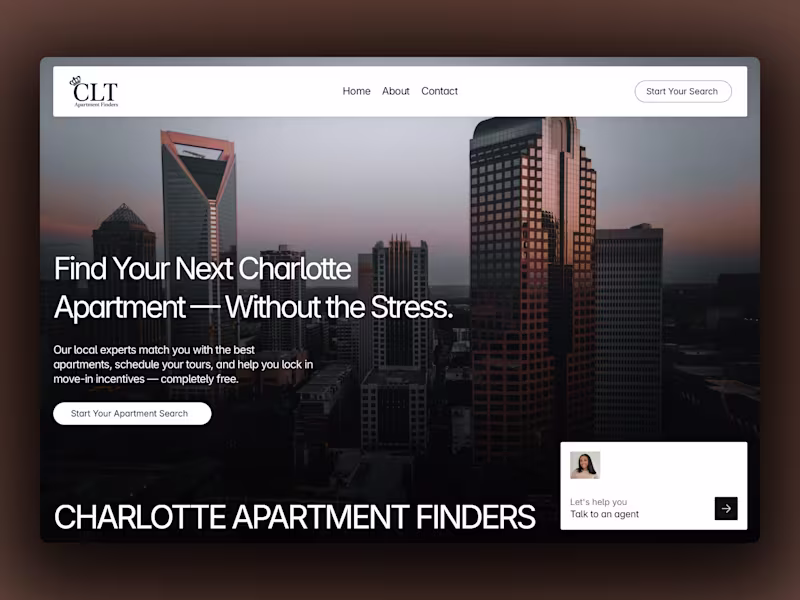 Cover image for Re-Design Framer website  Charlotte