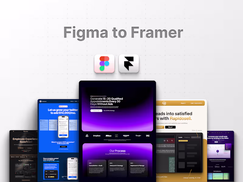 Cover image for Figma to Framer