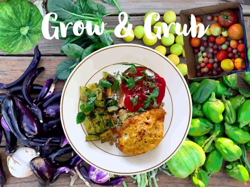 Cover image for Grow & Grub — Kaylan Rosa