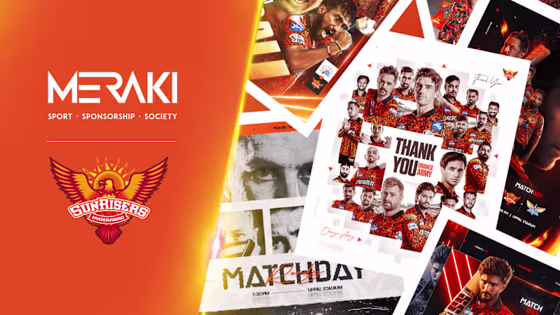 Cover image for Social-first sports design for SRH: matchday posts, announcemen…
