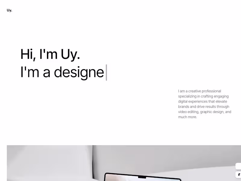Cover image for My website portfolio | Truong Uy