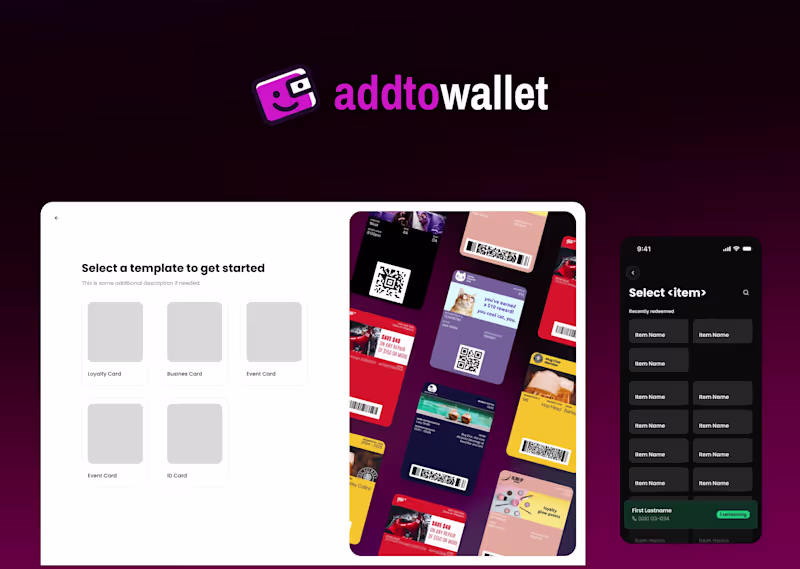 Cover image for AddtoWallet | Easily create and manage digital wallet passes