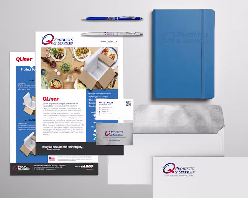 Cover image for Branding Refresh for QProducts & Services