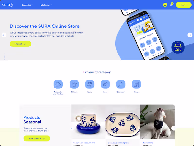 Cover image for Squarespace Online Store Development | Home Decor Website