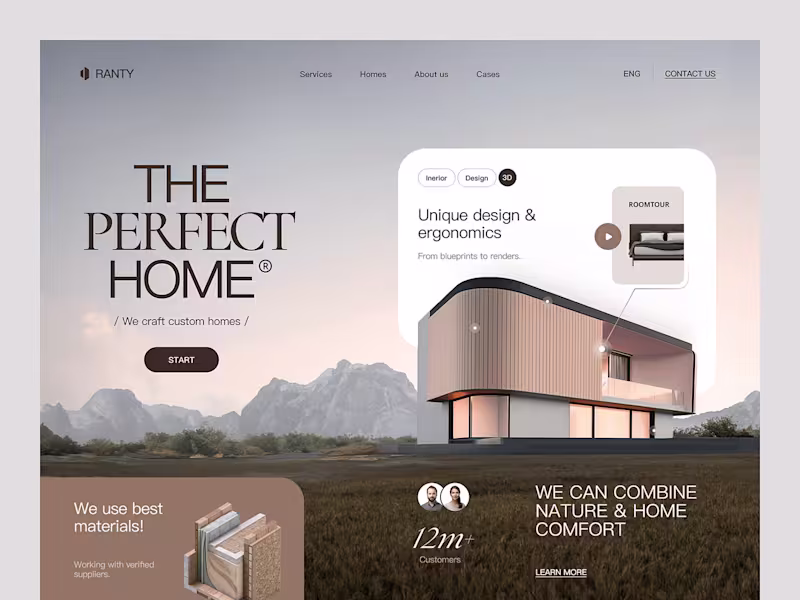 Cover image for The Perfect Home