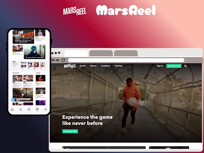 Cover image for Custom WordPress Website for MarsReel
