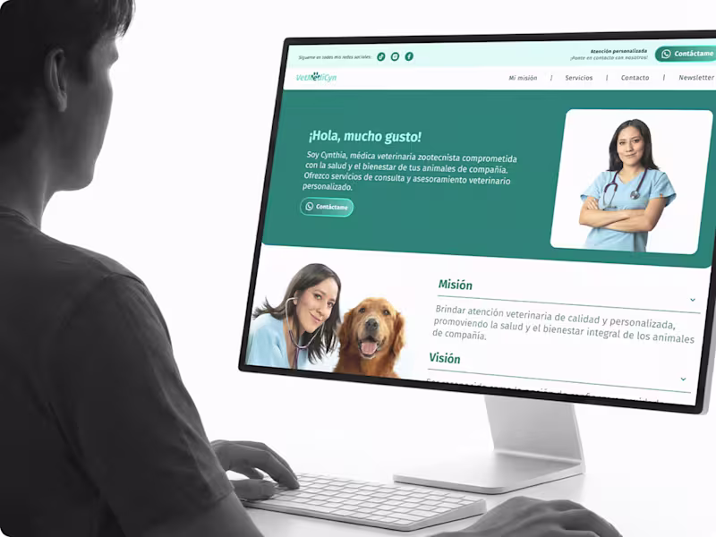Cover image for Vetmedicyn — Brand Identity, Vibe Coding & Web Design