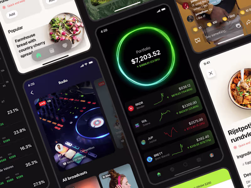 Cover image for Mobile App UI/UX Design