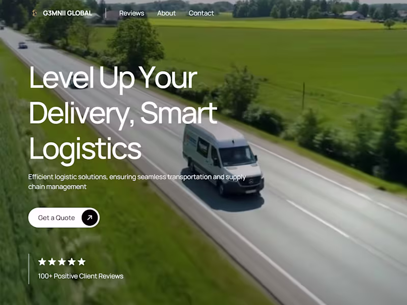 Cover image for G3MNII GLOBAL Transportation Services