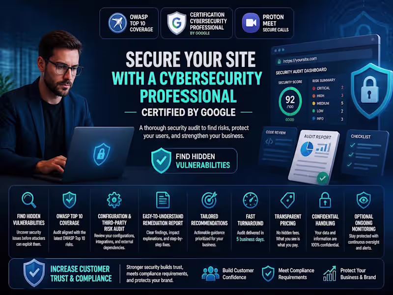 Cover image for Website Security Audit Session